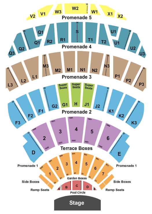 Hollywood Bowl PItbull Seating Chart